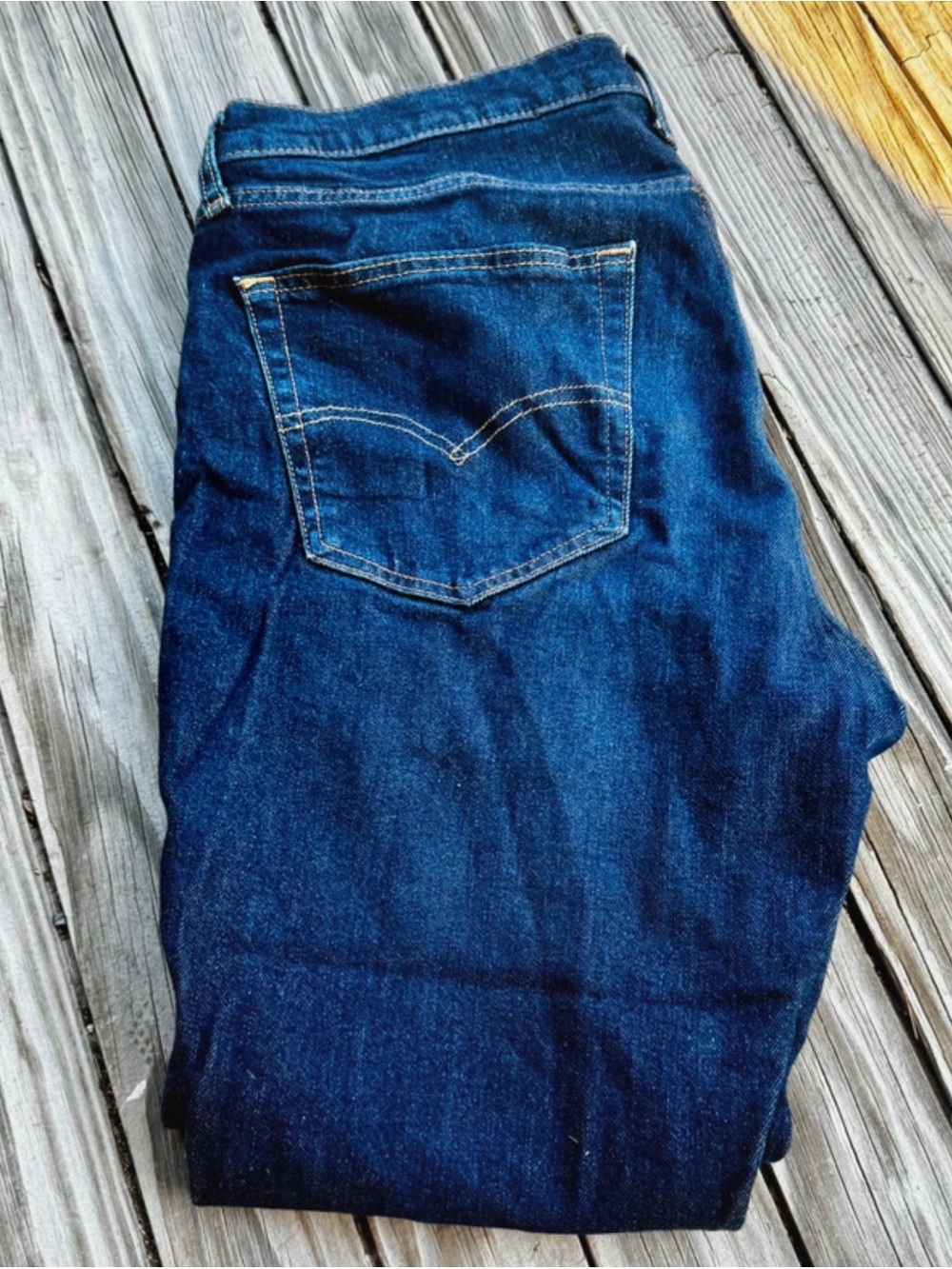 Levi's Men's Dark Blue Slim Straight Jeans Size:36